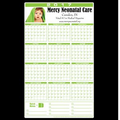 FULL Color Premium Plastic Write-on/ Wipe-off Year-at-a-Glance Calendar (Vertical)